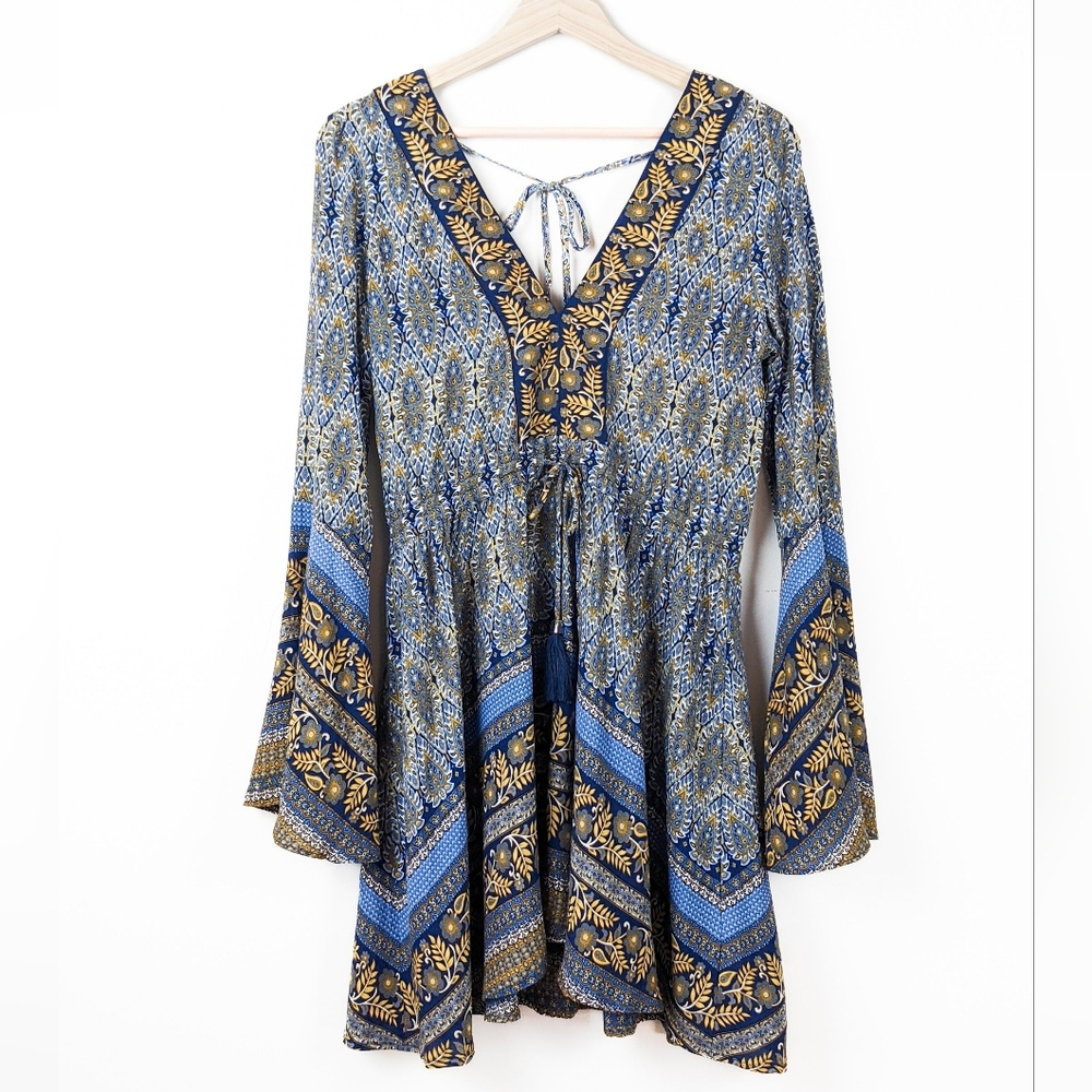 NWT Le Salty Label Phoenix Bell Sleeve Mini Sundress